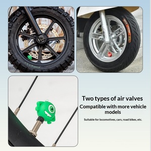 Capuchon de <span class=keywords><strong>valve</strong></span> de vélo décoratif, étanche et anti-poussière, pour vélos d'enfants, VTT et vélos de route, motif dessin animé mignon - Product Image 3