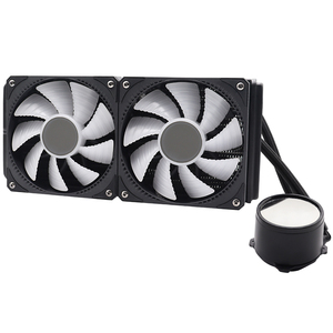 Radiateur de refroidissement liquide intégré RGB 240 mm, refroidisseur de processeur efficace pour PC de jeu avec dissipateur thermique en plastique - Product Image 4