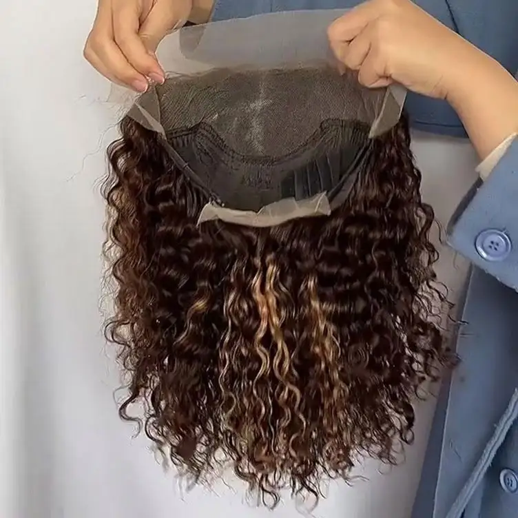 Goedkope Afro Kinky Curly Highlight Korte Bob Pruiken Menselijk Haar Kant Voorkant Pruiken Voor Zwarte Vrouwen Kant Frontale Pruik Menselijk Haar Verkoper