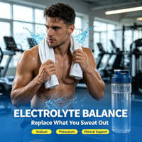 Poudre de Boisson Énergisante aux Électrolytes sans Sucre, Complément Superalimentaire pour la Nutrition Sportive et l'Utilisation en Salle de Sport