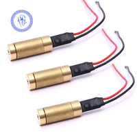 Module laser à diode verte 532 nm en boîtier laiton 30 mW avec pilote pour la visée (3V/5V)