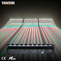 Barre de lumière LED mobile Yanxin 10x40W, projecteur rotatif à matrice, lumière RGBW 4IN1 DMX512, lumière de scène DJ pour événements KTV