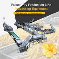 Hoogwaardige roestvrijstalen semi-automatische productielijn voor het maken van aardappelchips voor groenteverwerkingsbedrijven