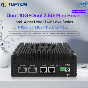 Topton Solid Mini PC In-tel N150 N100 Firewall Router 2*10G SFP 2*2.5G LAN Type-C 2NVMe SATA NAS Storage Home Lab Server Pfsense - Product Image 6