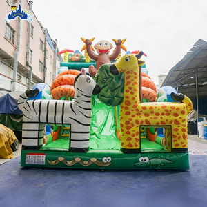 Château <span class=keywords><strong>gonflable</strong></span> de maison de rebond d'enfant d'impression de haute qualité de Lilytoys, château sautant <span class=keywords><strong>gonflable</strong></span>, trampoline <span class=keywords><strong>gonflable</strong></span> avec la glissière - Product Image 3
