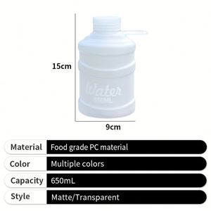 Botella de Agua Deportiva 2026, Mini Cubo, Linda Botella de Agua Portátil Multicolor con Dibujos Animados para Promoción - Product Image 5