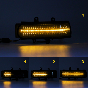 HUN KHÓI Tuần Tự Năng Động <span class=keywords><strong>LED</strong></span> <span class=keywords><strong>Side</strong></span> Gương Bật Tín Hiệu Ánh Sáng Blinker Cho Toyota 4Runner 2010-2014 Tacoma 2011-2015 RAV4 09-12 - Product Image 3