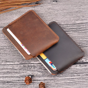 Cartera de cuero de grano completo, tarjetero, funda para dinero, tarjetero de cuero Delgado, tarjetero, tarjetero, carteras de cuero para hombres y mujeres - Product Image 1