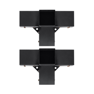 Kit de supports de gazebo pour <span class=keywords><strong>pergola</strong></span> en acier inoxydable Support d'angle à angle droit à 3 voies pour poutres en <span class=keywords><strong>bois</strong></span> de 4x4 pouces Cadre enduit pour tonnelles - Product Image 4