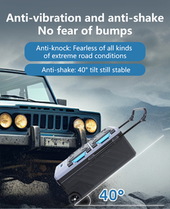 Double-DOOR Battery Powered USB Máy nén Tủ lạnh xe tủ lạnh tủ đông cho cắm trại RV ngoài trời khách sạn hộ gia đình - Product Image 4