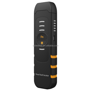 Rechargeable Fiber Optic Visual Fault Locator 10km 20km 30km High Power Red Laser Pen with SC/FC/ST <b>Adapters</b> for Fault Finding - Product Image 2
