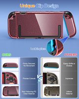 Étui de protection pour console Nintendo Switch, station d'accueil, chargeur, support avec manette filaire, autocollant en vinyle protecteur