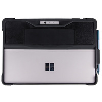 Pour Amazon nouveau pour Microsoft Surface Pro 4 5 6 7 8 9 10 duo étui TPU PC tablette couverture noire avec long étui à bande croisée