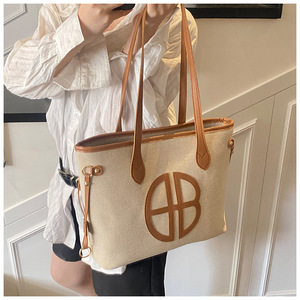 Sacs fourre-tout en toile style rétro pour femmes, avec fermeture éclair, pour toutes les saisons, commande en gros RTS - Product Image 2