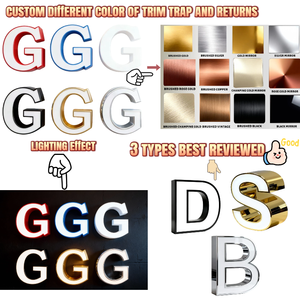 <span class=keywords><strong>Letras</strong></span> <span class=keywords><strong>gigantes</strong></span> LED 3D para exteriores, impermeables, personalizadas, para publicidad, letrero comercial, letrero para tienda, letrero exterior. - Product Image 4