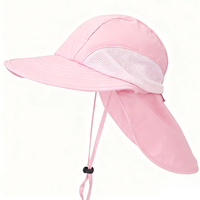 Sombrero de Pescador para Niños con Logotipo Personalizado, Sombrero de Malla para Playa y Deportes al Aire Libre con Cuerda Ajustable