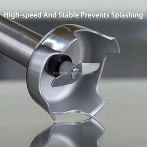 Mixeur plongeant électrique portable de style mini, prix d'usine, 220W, moteur en cuivre, lame en acier inoxydable, bol de mélange anti-éclaboussures - Product Image 4