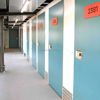 Mini entrepôt en acier galvanisé fabriqué en Chine à prix abordable, casier de rangement autoportant personnalisé, unité de stockage à vendre