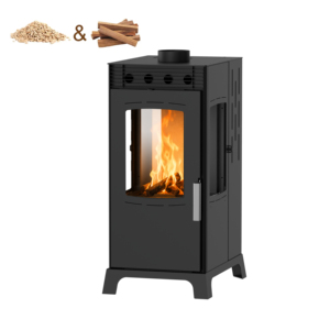 <span class=keywords><strong>Estufa</strong></span> Híbrida de <span class=keywords><strong>Pellets</strong></span> de Madera de 8KW, <span class=keywords><strong>Estufa</strong></span> de Calefacción de Doble Combustible (Madera y <span class=keywords><strong>Pellets</strong></span>), Vista de Llama Clara, Calentador de <span class=keywords><strong>Pellets</strong></span> Ecológico, <span class=keywords><strong>Estufa</strong></span> de <span class=keywords><strong>Pellets</strong></span> - Product Image 1