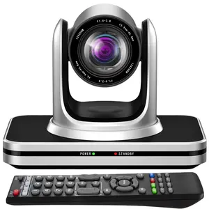 Caméra de vidéoconférence sans fil SQ HD 1080P, avec émetteur grand angle, optique 12X, ptz