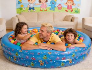 Hot Sale Kids Inflatable <b>Pool</b> 74 Inch Large BPA Free Backyard Swimming <b>Pool</b> For Children Ages 3 Plus Outdoor Summer - Product Image 5
