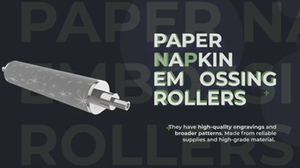 Ready to Ship Polished Aluminum Alloy <b>Metal</b> Embossing <b>Roller</b> with Leather Cut Processing Service Available - Product Image 3