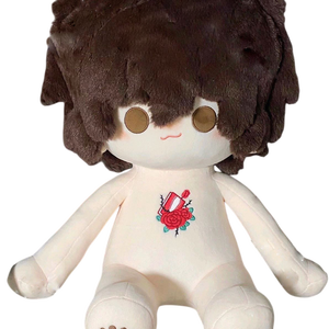 Bambole di cotone personalizzabili. Una graziosa bambola di cotone Osamu Dazai di 40cm da cani randagi Bungo come cuscino - Product Image 6