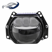 Projecteur de phare LED carré de 3 pouces, 6000K, 12V, faisceau haut/bas, triple faisceau direct, super lumineux, haute luminosité, ajustement universel