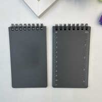 Pierre Papier Flip Coil Notebook Poche Grille Horizontale Mini Spirale Étanche Carnet Personnalisation Publicité Logo Impression