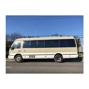 2017 2018 LHD Toyota coaster bus 30 posti a buon mercato usato giappone originale mini bus minibus di seconda mano autobus urbano pullman di lusso