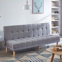 Modernes Konvertierbares Schlafsofa Einfaches Stoff- oder Leder-Klappsofa für Wohnzimmer zum Sitzen & Schlafen für den Heimgebrauch