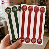 Autocollants personnalisés pour bouteilles de Noël, imperméables, autocollants adhésifs, étiquettes de Noël pour emballages cadeaux, pour bouteilles de vin, emballages cadeaux