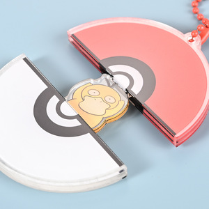 Porte-clés en acrylique, design Poké Ball, cadeau personnalisé de dessin animé pour les fans d'anime - Product Image 3