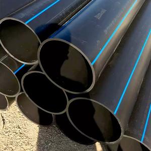 Tubo de Suministro de Agua de Polietileno de Alta Densidad (HDPE) PE100 de Grado Alimenticio de 25 mm, 75 mm y 110 mm para Fusión a Tope de Alta Presión - Product Image 4