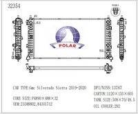 Radiadores de Refrigeración para Automóviles al por Mayor 13767 23388802 84301712 para CHEVROLET Silverado Sierra 2019-2020, Tanque de Agua de Plástico