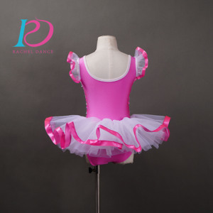 बच्चों की लड़कियों गुलाबी रेतल नृत्य पोशाक नृत्य Tutu <span class=keywords><strong>dance</strong></span>वियर बैले नृत्य पोशाक - Product Image 3