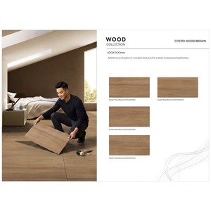 Vistaar Antique Bronze 600x1200mm Glossy Wood Look Porcelain Tiles Premium Floor <b>Wall</b> Design - Product Image 4