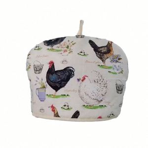 Lotus Tea Pot Quilted Cotton Cozy With Snap Closure Classic Design <b>Eco</b>-Friendly Corporate <b>Gifts</b> - Product Image 3