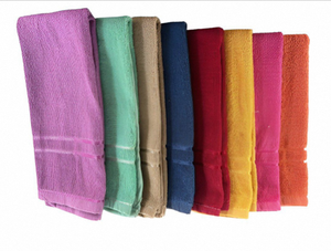 Serviette de bain en coton personnalisée, douce, absorbante, séchage rapide, respectueuse de la peau, logo brodé, couleur unie pour la maison KK SONS & CO. - Product Image 2