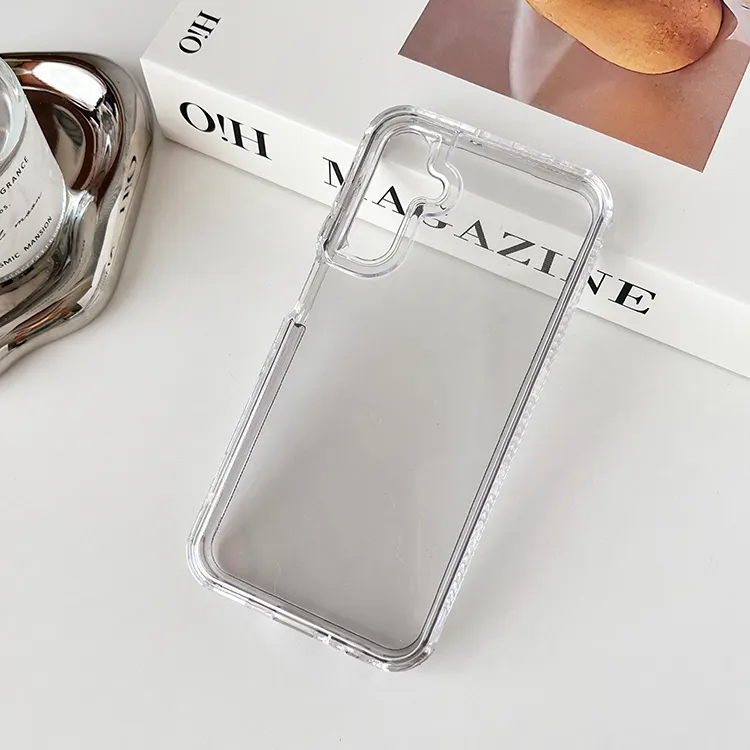 Protetor de tela transparente 3 em 1 elegante para apple case de telefone para iphone 15 15promax 15pro
