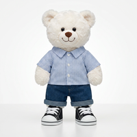 Chaussures en peluche en coton basique personnalisables, rembourrées en mousse de caoutchouc, 14-18 pouces, unisexe, accessoires vestimentaires en peluche