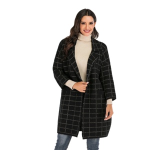 Cachemira de manga menos <span class=keywords><strong>cardigan</strong></span> rosa y verde <span class=keywords><strong>cardigan</strong></span> alias cable knit para <span class=keywords><strong>mujer</strong></span> elegante con bolsillos largo - Product Image 1