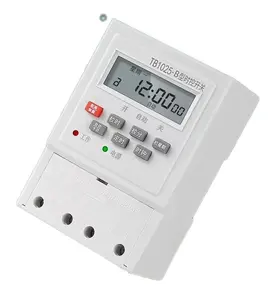 Profession elles Design 16 Ein und 16 Aus pro Tag Digital anzeige Timer-Schalter 220V batterie betriebener Timer-Schalter für Warmwasser bereiter