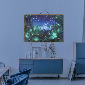 Puzzles personnalisés pour adultes, <span class=keywords><strong>1000</strong></span> <span class=keywords><strong>pièces</strong></span>, <span class=keywords><strong>puzzle</strong></span> fluorescent pluie de feux d'artifice, jeux éducatifs, <span class=keywords><strong>puzzle</strong></span> en carton pour enfants - Product Image 4