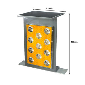 Delineador de tráfico vial a la venta Pmma Plastic Highway Solar Led Road <span class=keywords><strong>Guardrail</strong></span> Reflector - Product Image 1