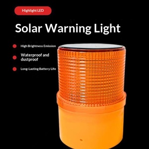 Luz Estroboscópica LED de Columna Reflectante con Energía Solar para Construcción de Carreteras y Advertencia Automática de Tráfico - Product Image 2