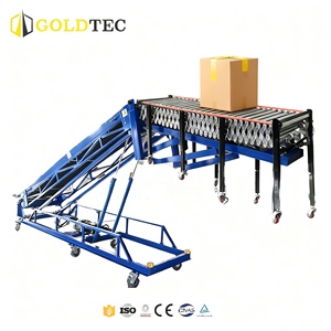 ناقل حاويات Goldtec تحميل وتفريغ أوتوماتيكي مخصص O ناقل متداخل مائل - Product Image 1