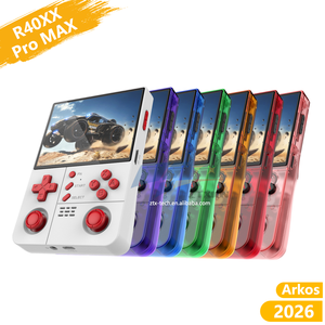 R40 XX PRO MAX Arkos 2.0 Console de jeu rétro portable Écran IPS de 4,2 pouces Console de jeu open source 64G 128G avec <span class=keywords><strong>GTA</strong></span> <span class=keywords><strong>Vice</strong></span> <span class=keywords><strong>City</strong></span> - Product Image 2