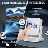 Proyector 3D de Doble Pantalla Gamegaga A2 Pro 1080P Android 12, 800 Lúmenes, Enfoque Automático, WiFi 2.4G 5G, Soporte Ajustable