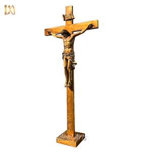 Estatua <span class=keywords><strong>de</strong></span> Jesús en la Cruz <span class=keywords><strong>de</strong></span> Bronce Fundido a Mano, <span class=keywords><strong>Escultura</strong></span> <span class=keywords><strong>de</strong></span> Jesucristo <span class=keywords><strong>de</strong></span> Tamaño Real para Decoración <span class=keywords><strong>de</strong></span> Jardín <span class=keywords><strong>de</strong></span> Iglesia al Aire Libre - Product Image 4